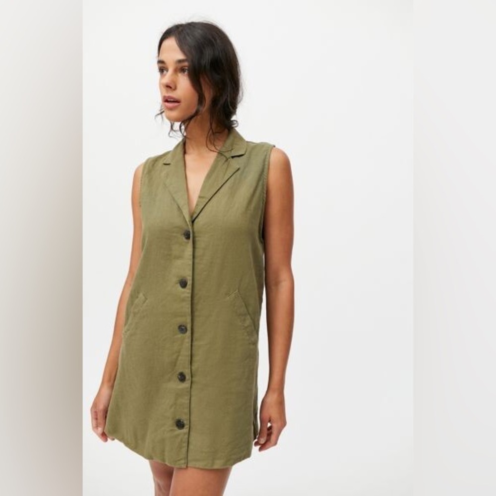 Urban Outfitters, Army Green, Shirt dress size XS - Picture 5 of 7